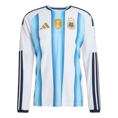 Argentina Long Sleeve Home Soccer Jersey 2026 - gojersey