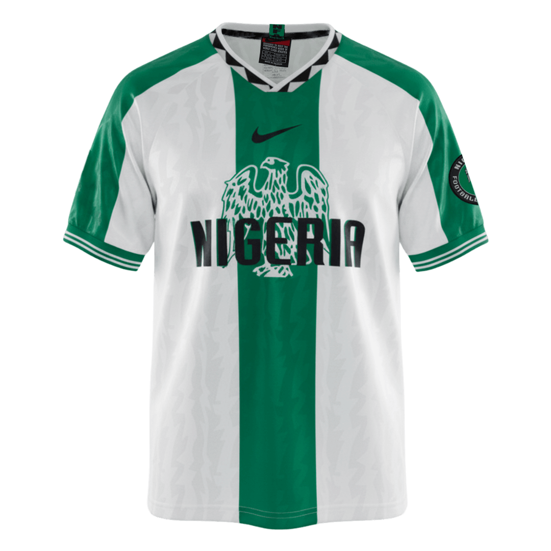 Nigeria Away Soccer Jersey Retro 1996 - gojersey