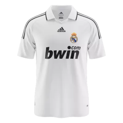 Real Madrid Home Soccer Jersey Retro 2008/09 - gojersey