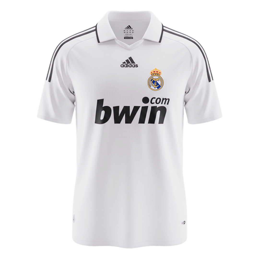 Real Madrid Home Soccer Jersey Retro 2008/09 - gojersey