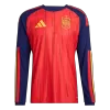 Spain Long Sleeve Home Soccer Jersey 2026 - gojersey