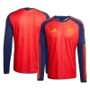 Spain Long Sleeve Home Soccer Jersey 2026 - gojersey