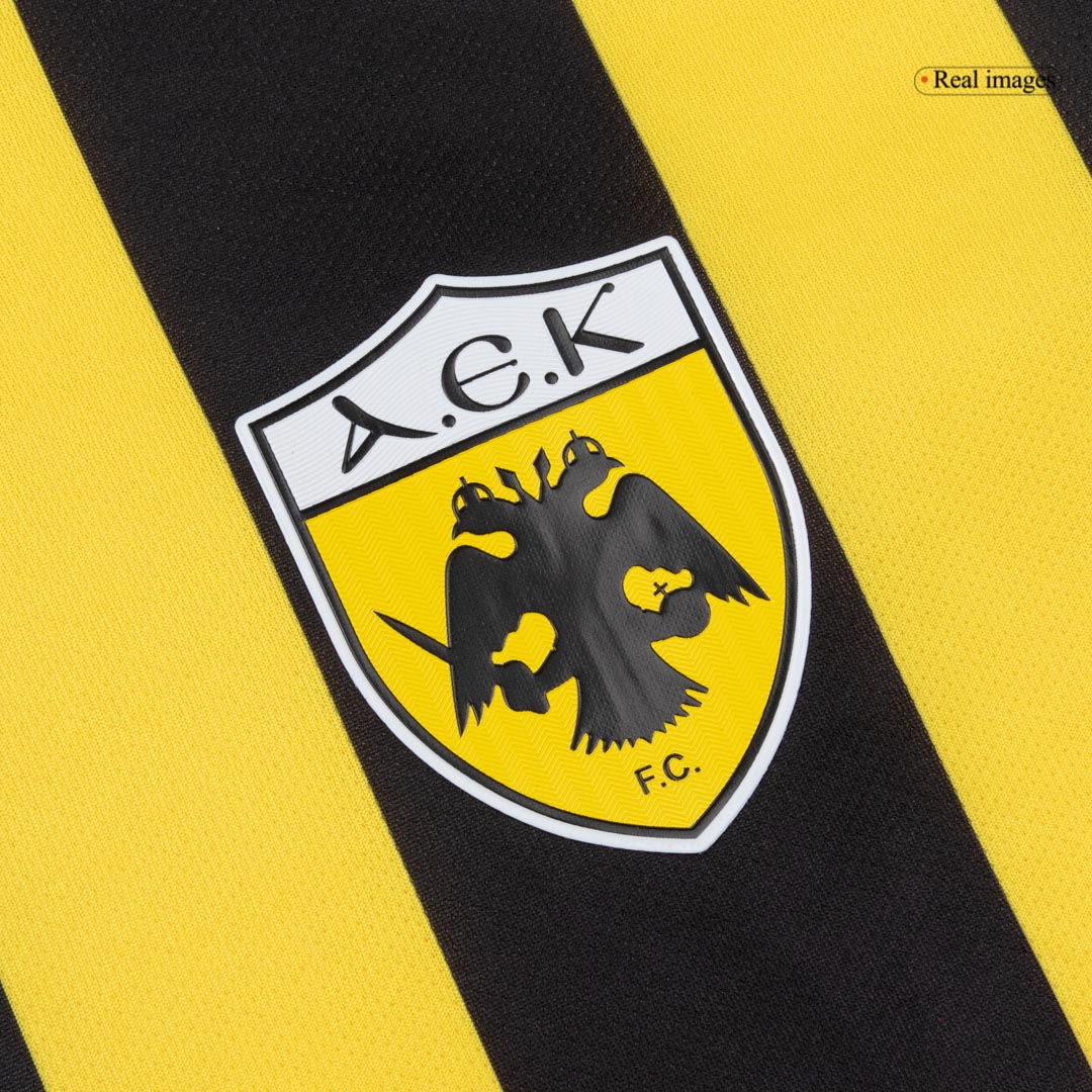 AEK Athens Home Soccer Jersey 2025/26 - gojersey