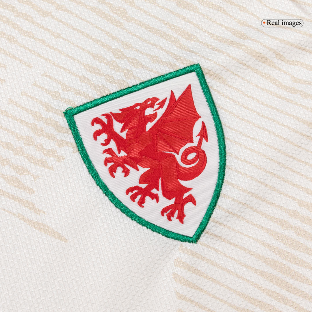 Wales Away Soccer Jersey World Cup 2026 White - gojersey