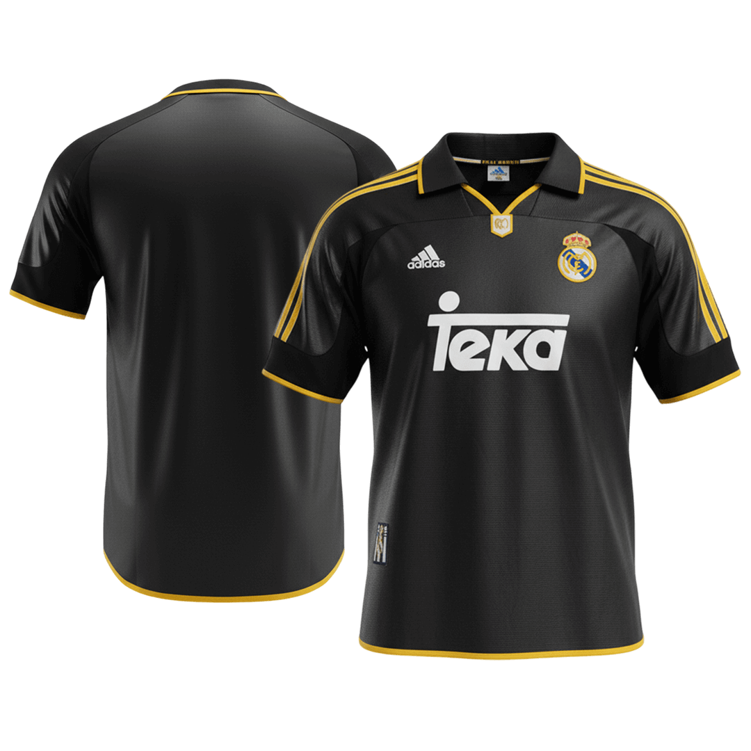 Real Madrid Away Soccer Jersey Retro 1999/01 - gojersey