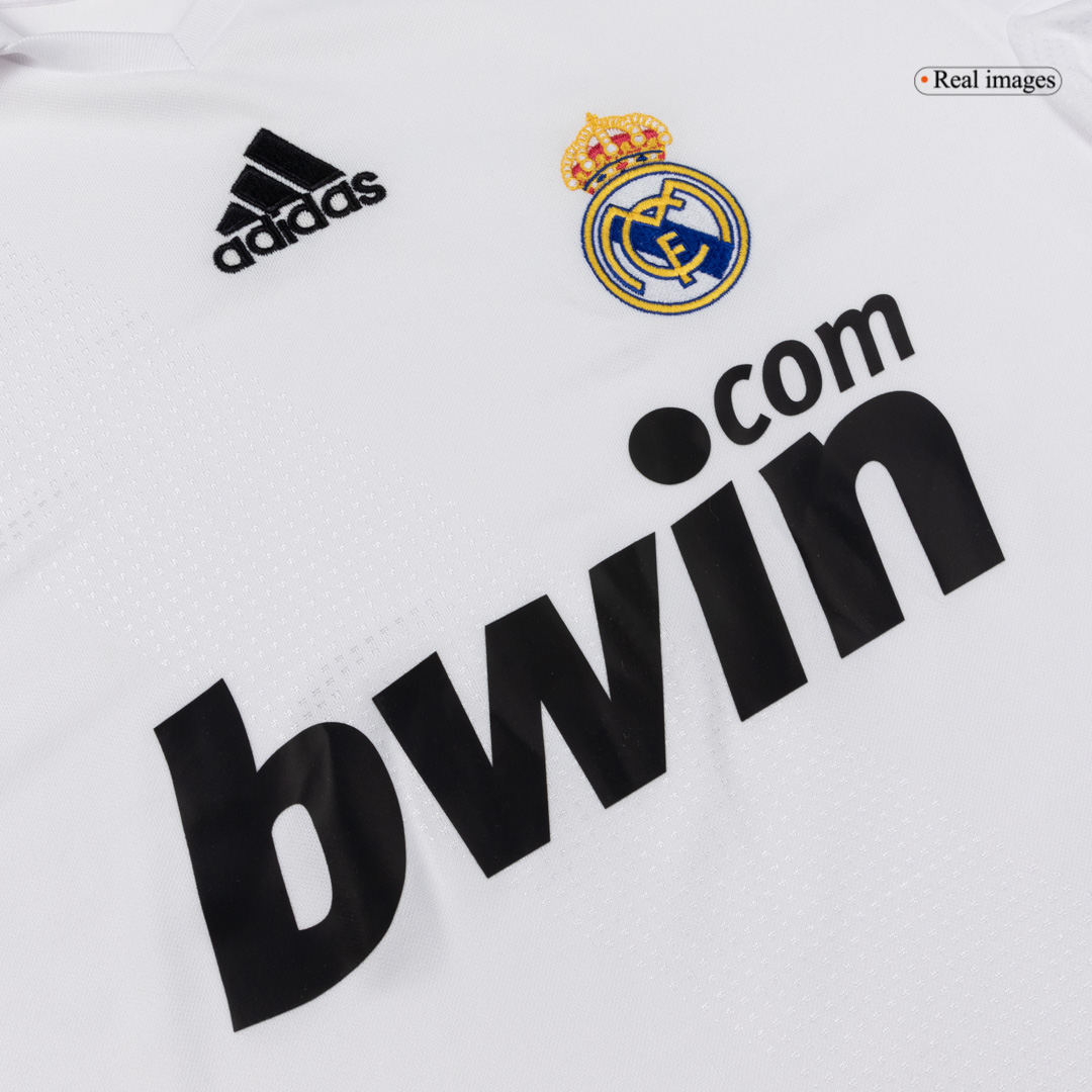 Real Madrid Home Soccer Jersey Retro 2008/09 - gojersey