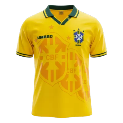 Brazil Home Soccer Jersey Retro 1994 - gojersey