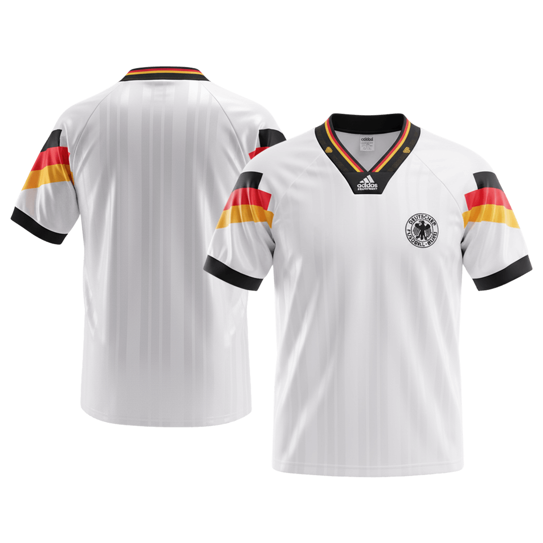 Germany Home Soccer Jersey Retro 1992 - gojersey