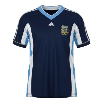 Argentina Away Soccer Jersey Retro 1998 - gojersey