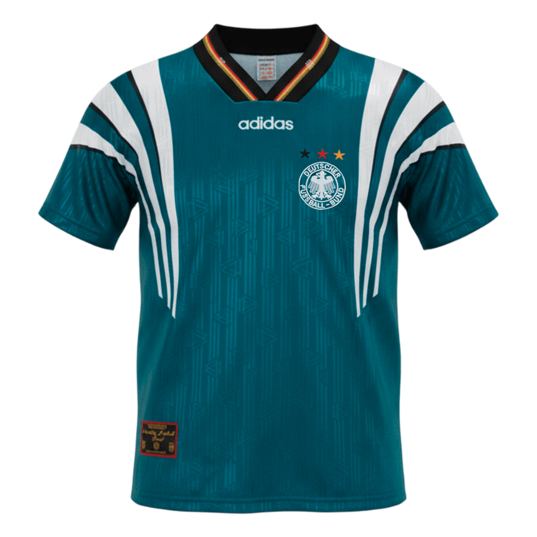 Germany Away Soccer Jersey Retro 1996/97 - gojersey
