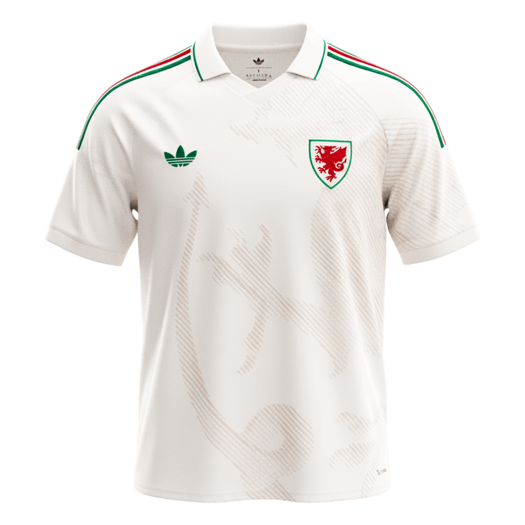 Wales Away Soccer Jersey World Cup 2026 White - gojersey
