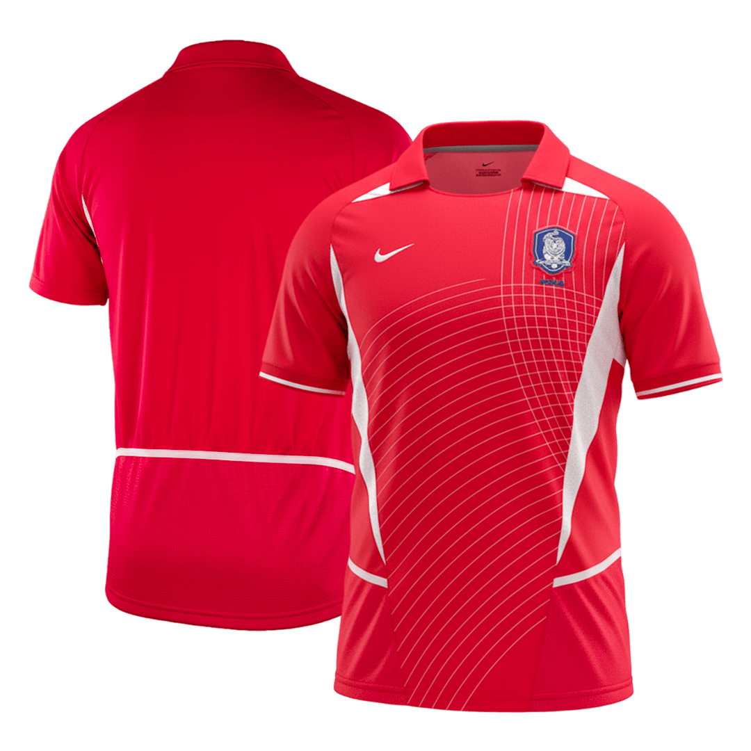 South Korea Home Soccer Jersey Retro 2002 - gojersey