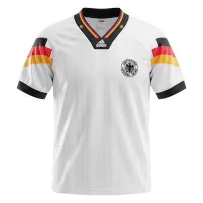 Germany Home Soccer Jersey Retro 1992 - gojersey