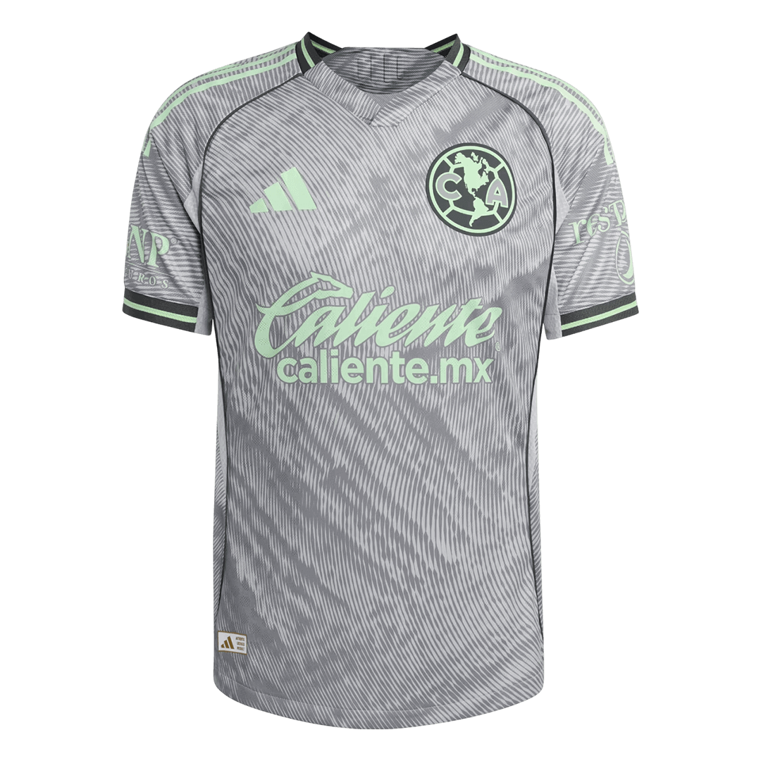 Player Version Club America Third Soccer Jersey 25/26 Gray - gojersey