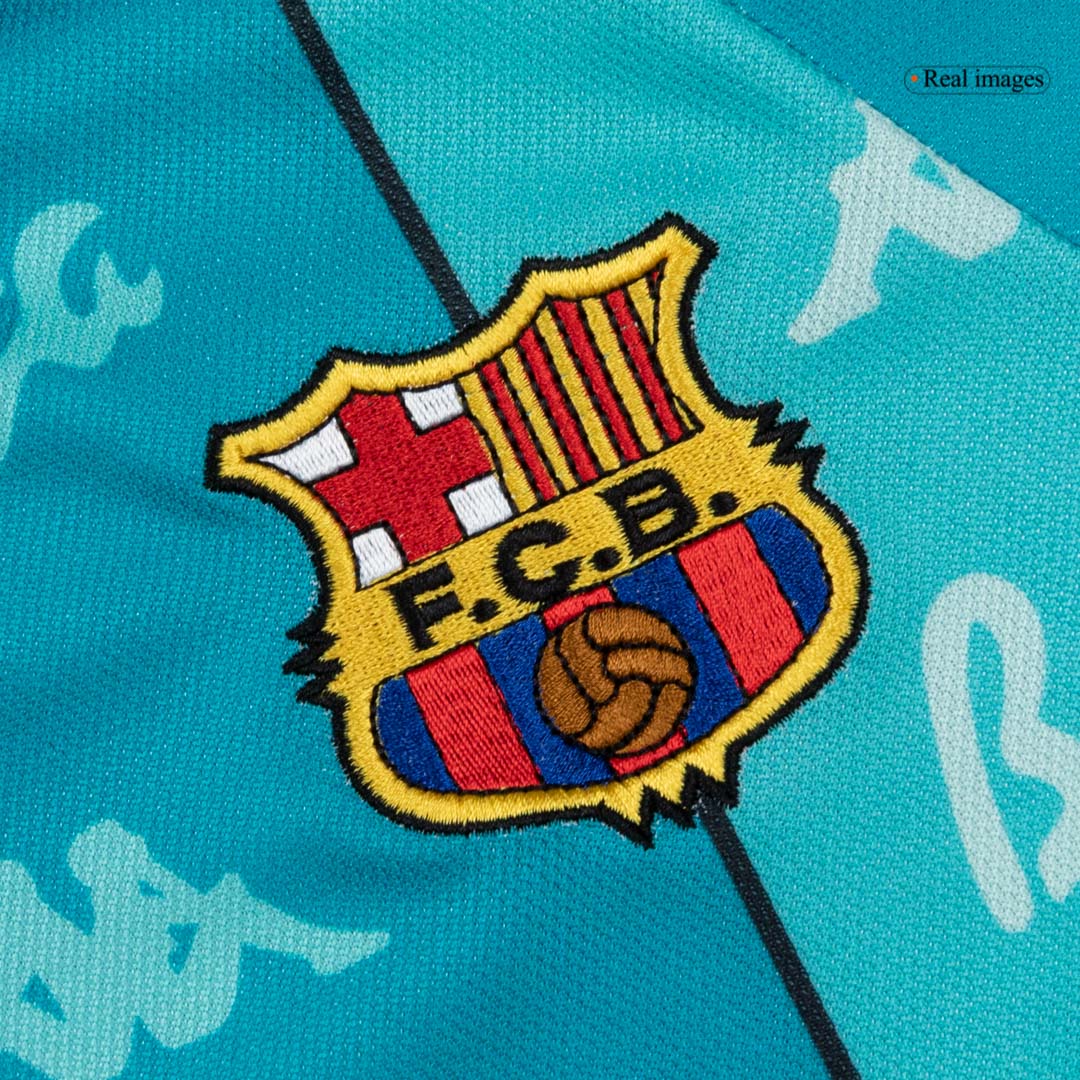 Barcelona Away Soccer Jersey Retro 1996/97 - gojersey