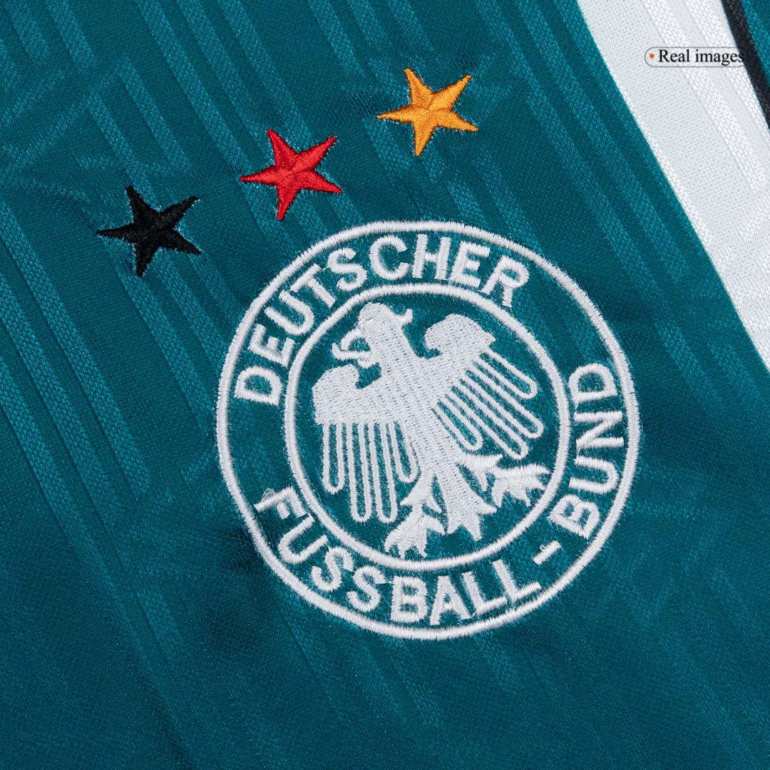 Germany Away Soccer Jersey Retro 1996/97 - gojersey