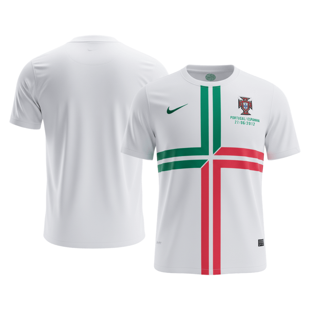 Portugal Away Soccer Jersey Retro 2012 - gojersey
