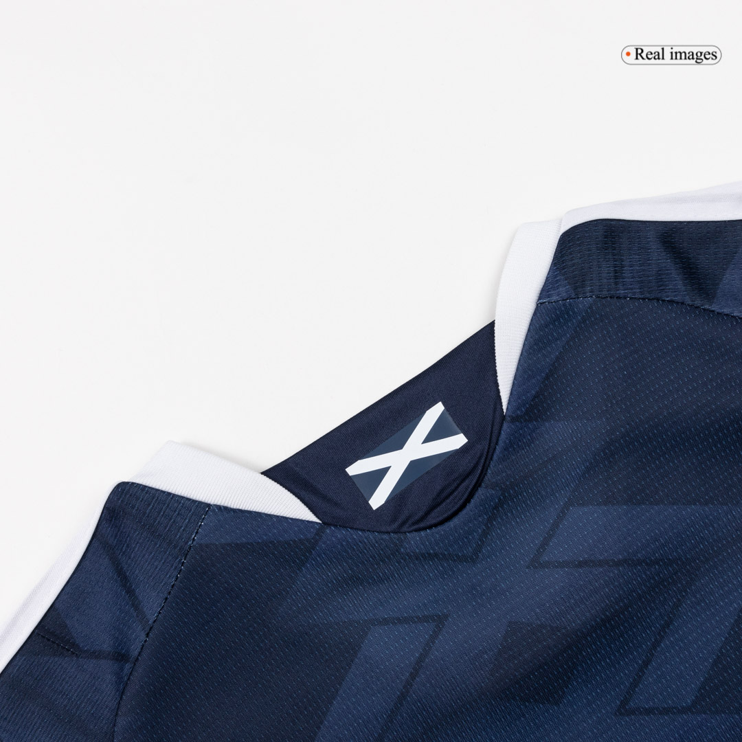 Kid's Scotland Home Soccer Jersey Kit(Jersey+Shorts) World Cup 2026 Navy - gojersey