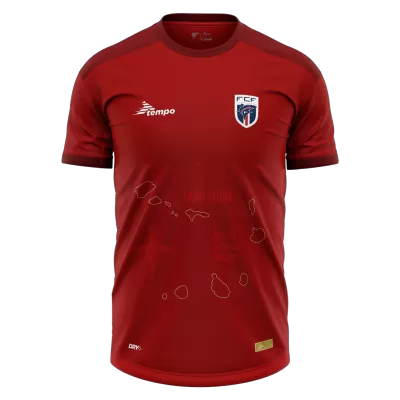 Cape Verde Third Soccer Jersey 2025 Red - gojersey