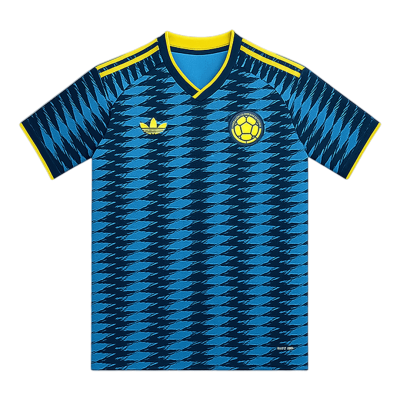 Colombia Away Soccer Jersey World Cup 2026 Blue - gojersey