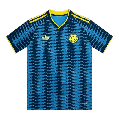 Colombia Away Soccer Jersey World Cup 2026 Blue - gojersey