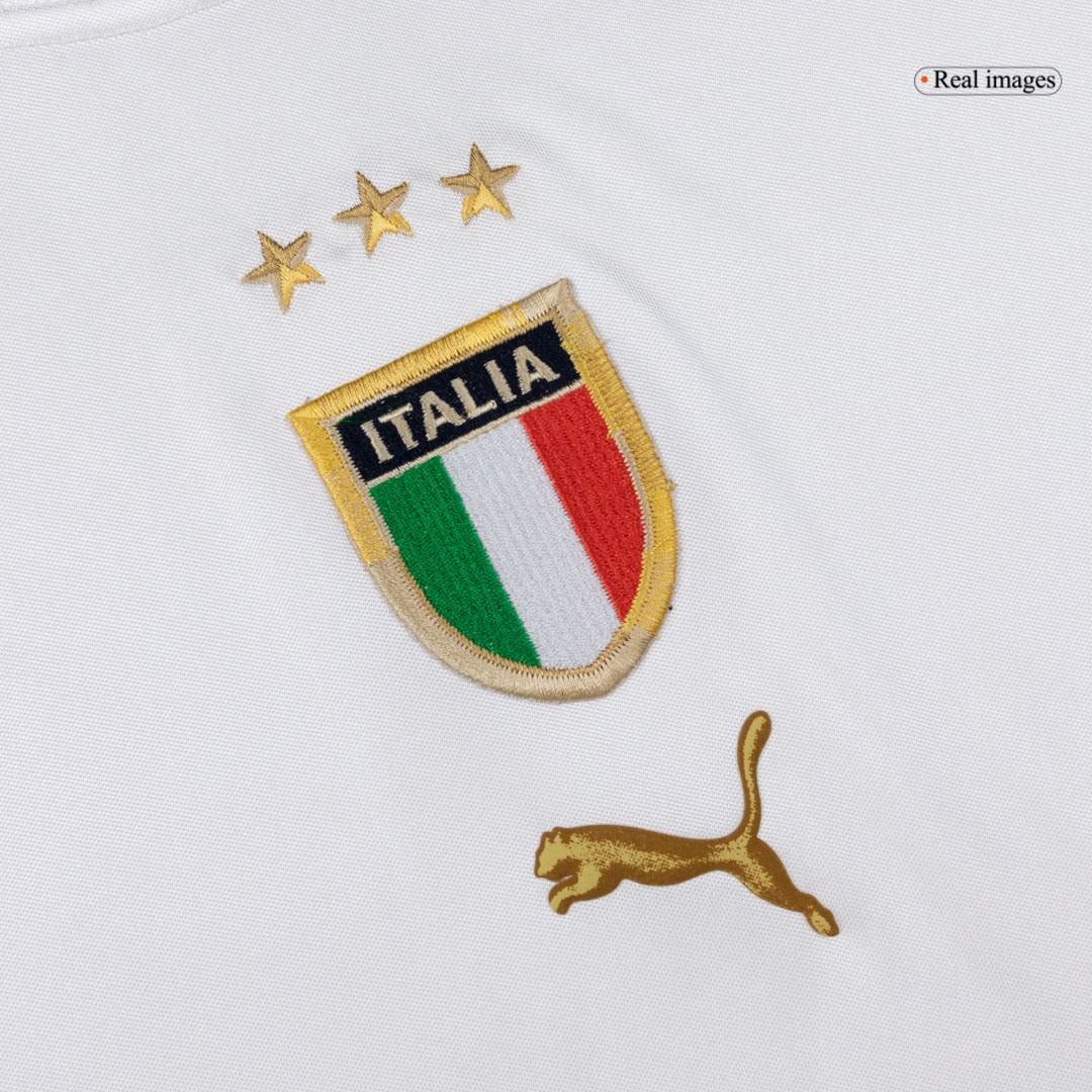 Italy Away Soccer Jersey Retro 2004 - gojersey