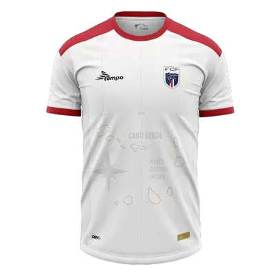 Cape Verde Away Soccer Jersey 2025 White - gojersey