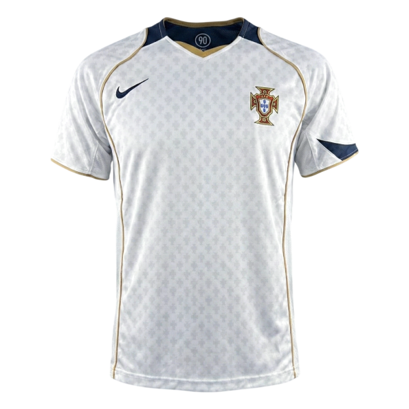 Portugal Away Soccer Jersey Retro 2004 - gojersey
