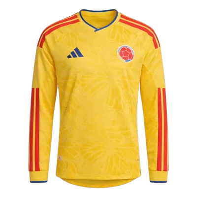 Colombia Long Sleeve Home Soccer Jersey 2026 - gojersey