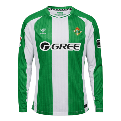 Real Betis Long Sleeve Home Soccer Jersey 2025/26 - gojersey