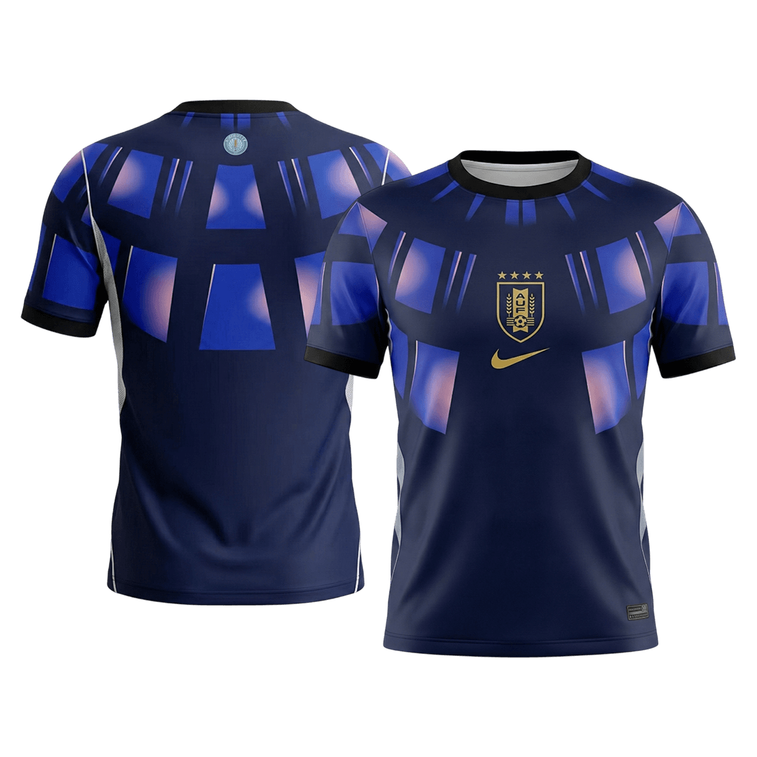 Uruguay Away Soccer Jersey World Cup 2026 Navy - gojersey