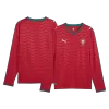 Portugal Long Sleeve Home Soccer Jersey 2026 - gojersey