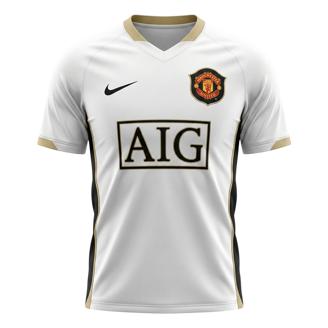 Manchester United Away Soccer Jersey Retro 2006/07 - gojersey