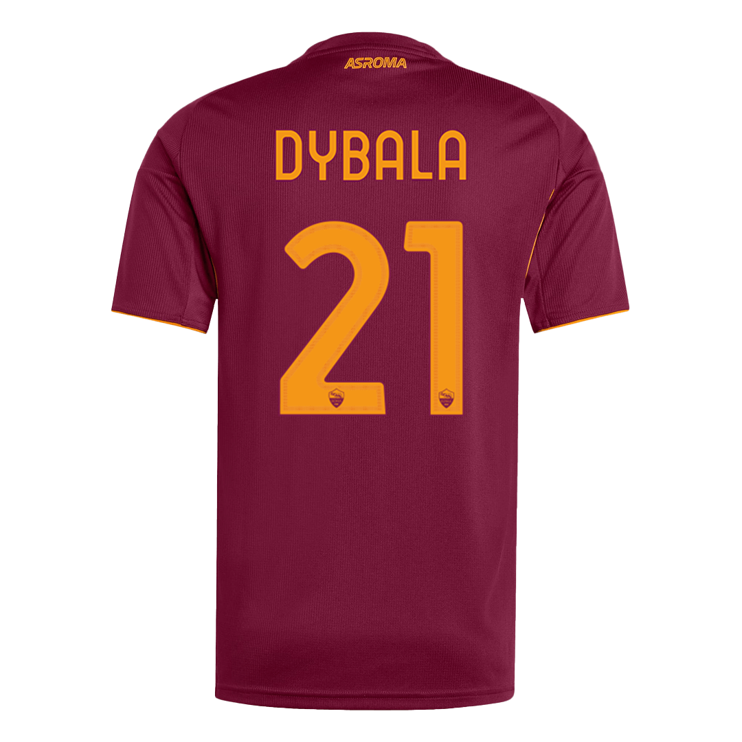 Roma DYBALA #21 Home Soccer Jersey 2025/26 - gojersey