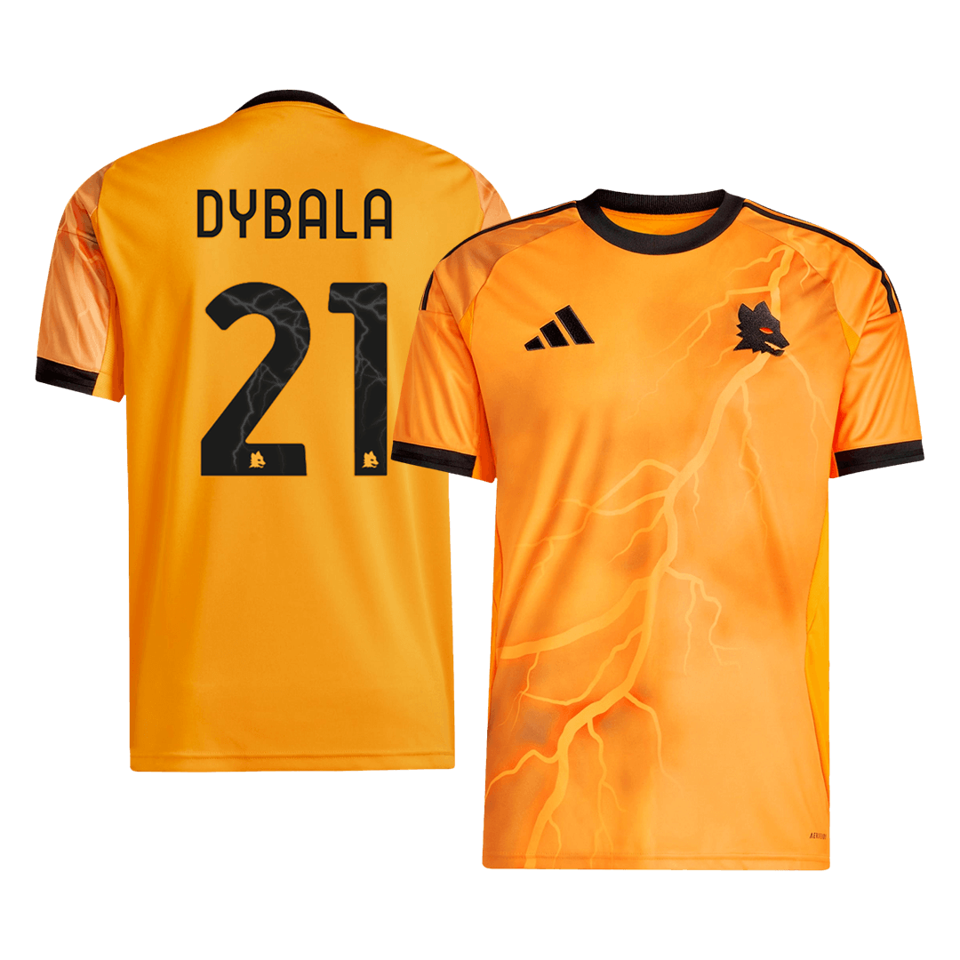 Roma DYBALA #21 Away Soccer Jersey 2025/26 - gojersey