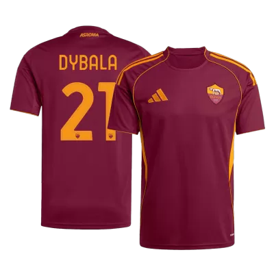 Roma DYBALA #21 Home Soccer Jersey 2025/26 - gojersey