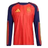 Spain Long Sleeve Home Soccer Jersey 2026 - gojersey