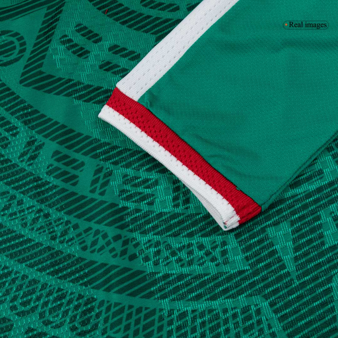 Mexico Long Sleeve Home Soccer Jersey 2026 - gojersey