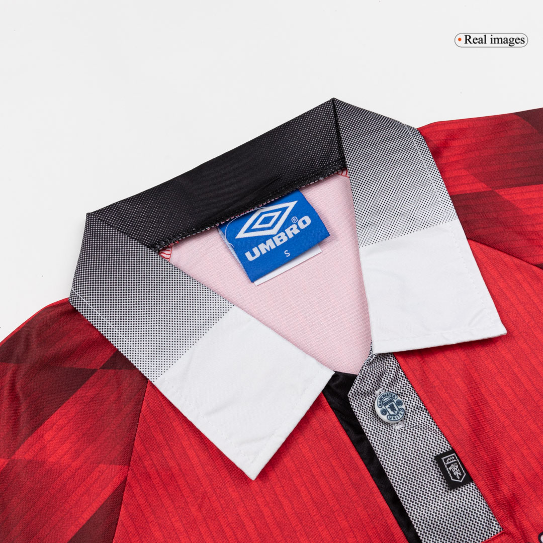 Manchester United Home Soccer Jersey Retro 1996/97 - gojersey