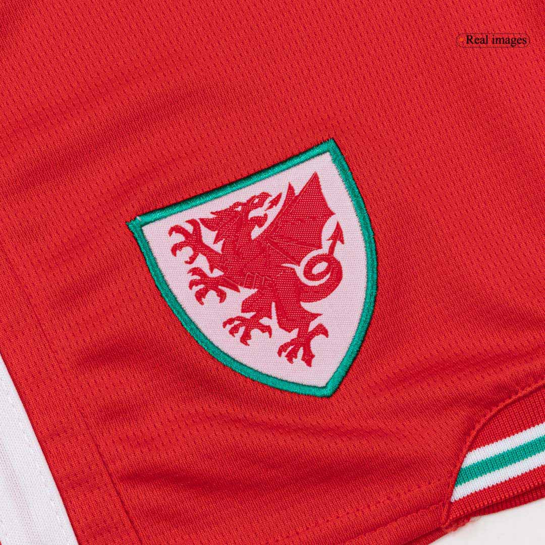 Kid's Wales Home Soccer Jersey Kit(Jersey+Shorts) World Cup 2026 Red - gojersey