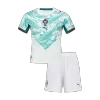 Kid's Portugal Away Soccer Jersey Kit(Jersey+Shorts) World Cup 2026 White - gojersey