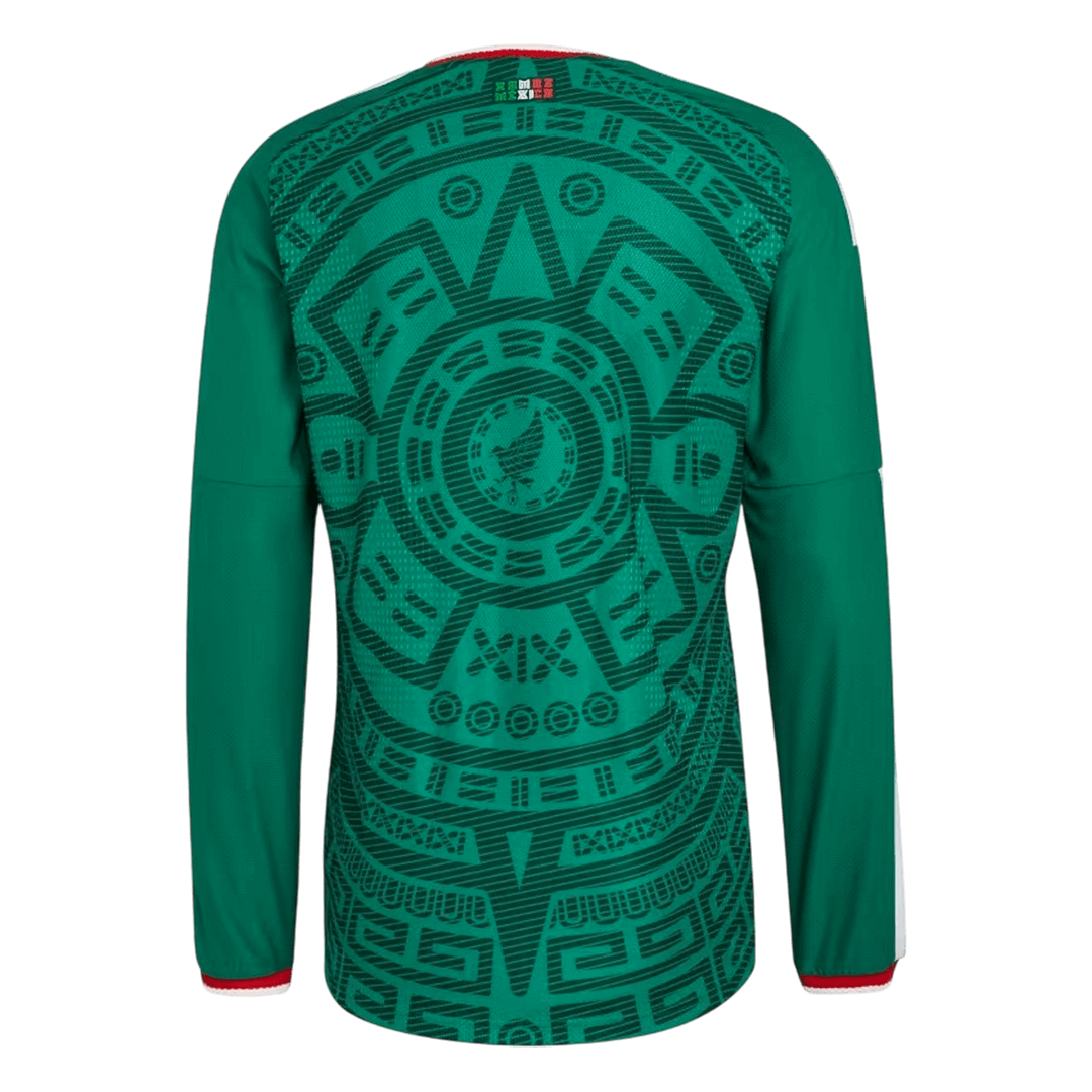 Mexico Long Sleeve Home Soccer Jersey 2026 - gojersey