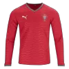 Portugal Long Sleeve Home Soccer Jersey 2026 - gojersey