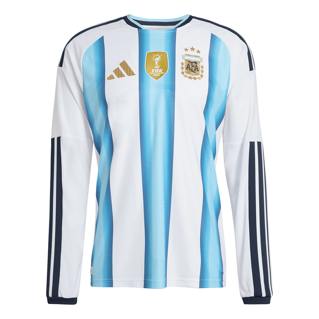 Argentina Long Sleeve Home Soccer Jersey 2026 - gojersey