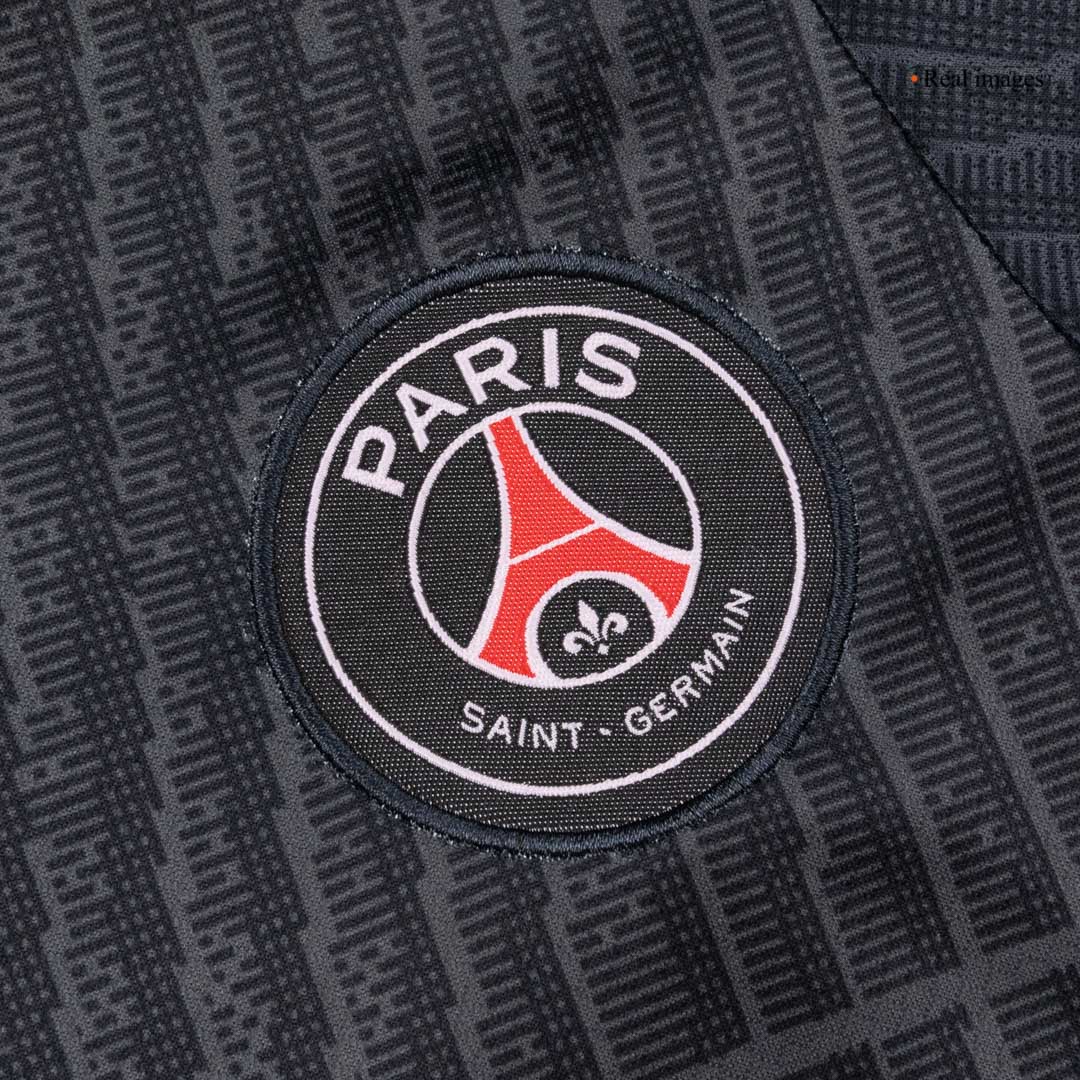 Kid's PSG Fourth Soccer Jersey Kit(Jersey+Shorts) 25/26 Black - gojersey