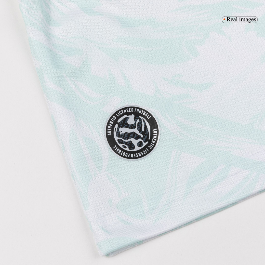 Kid's Portugal Away Soccer Jersey Kit(Jersey+Shorts) World Cup 2026 White - gojersey