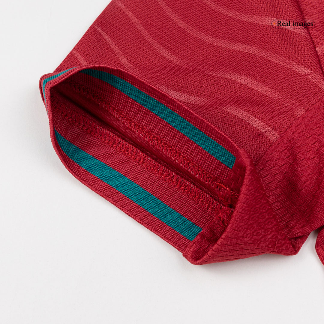 Kid's Portugal Home Soccer Jersey Kit(Jersey+Shorts) World Cup 2026 Red - gojersey