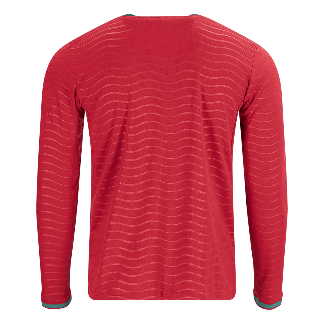 Portugal Long Sleeve Home Soccer Jersey 2026 - gojersey