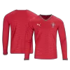 Portugal Long Sleeve Home Soccer Jersey 2026 - gojersey