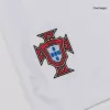 Kid's Portugal Away Soccer Jersey Kit(Jersey+Shorts) World Cup 2026 White - gojersey